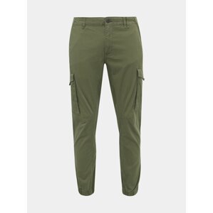 Zelené pánské kalhoty Jack & Jones Paul