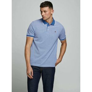 Modré polo tričko Jack & Jones Bluwin