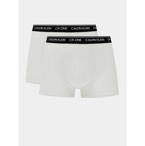 Sada dvou bílých boxerek Calvin Klein Underwear