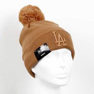 Kulich New Era Womens MLB Leafgue Essential Bobble Cuff Knit Brown