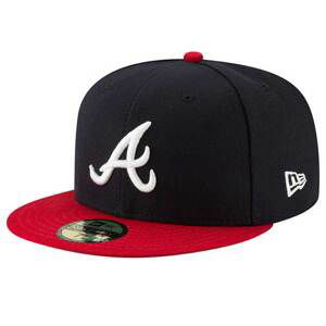 Kšiltovka New Era 59Fifty Authentic On Field Home Atlanta Braves Navy cap