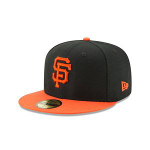 kšiltovka New Era 59 FIFTY Authentic San Francisco Authentic cap Black Orange