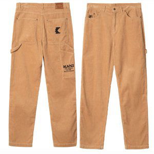 Cargo Nohavice Karl Kani Retro Corduroy Cargo Pants sand