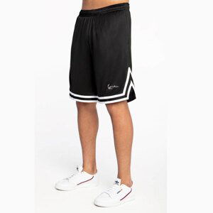 Kraťasy Karl Kani Signature Mesh Shorts Black White