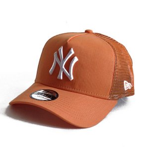 Detská kšiltovka NEW ERA 940 Af trucker MLB League essential NY cap Beige