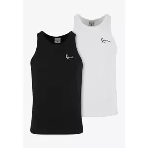 Karl Kani Chest Signature Essential Waffle Tank Top 2 pack black/white