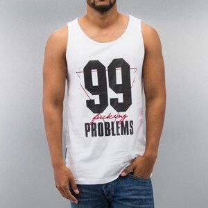 Dangerous DNGRS 99 Problems Tank Top White