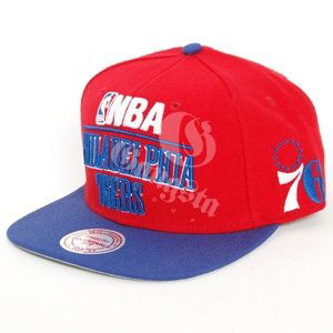 Mitchell & Ness Philadelphia 76`ers Media 2T Snapback Cap