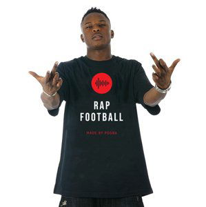 Tričko Rap & Football Tee Black