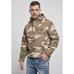 Brandit Fleece Pull Over Windbreaker light woodland