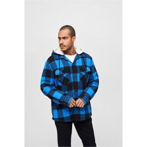 Brandit Lumberjacket Hooded black/blue