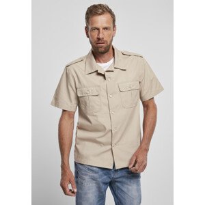 Brandit US Shirt Ripstop shortsleeve beige