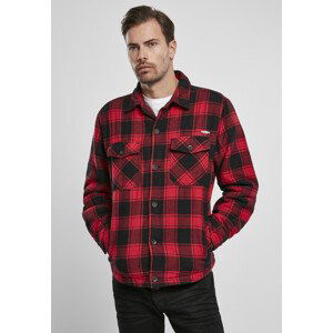 Brandit Lumberjacket red/black