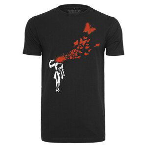 Mr. Tee Banksy Butterfly Tee black