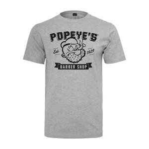 Mr. Tee Popeye Barber Shop Tee heather grey