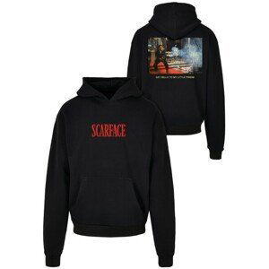 Mr. Tee Scarface Little Friend Ultraheavy Oversize Hoodie black