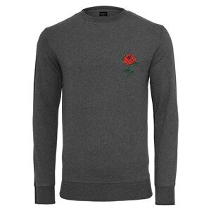 Mr. Tee Rose Crewneck charcoal