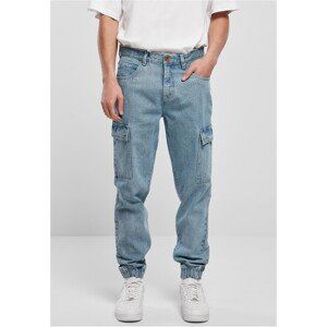 Southpole Denim With Cargo Pockets retro l.blue destroyed washed