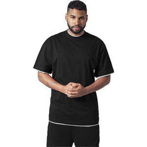 Urban Classics Contrast Tall Tee blk/wht