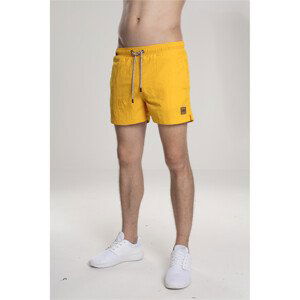 Urban Classics Block Swim Shorts chrome yellow