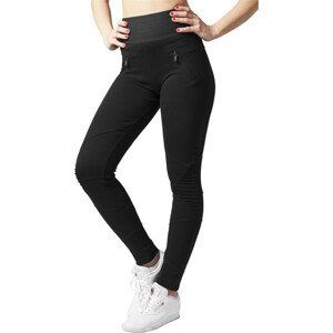 Urban Classics Ladies Interlock High Waist Leggings blk/blk