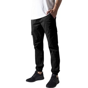 Urban Classics Washed Cargo Twill Jogging Pants black