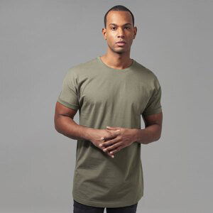 Urban Classics Long Shaped Turnup Tee olive