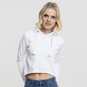 Dámská mikina Urban Classics Ladies Interlock Short Hoody white