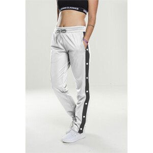 Urban Classics Ladies Button Up Track Pants wht/blk/wht