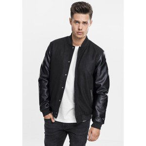 Urban Classics Oldschool College Jacket blk/blk