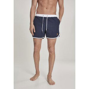 Urban Classics Retro Swimshorts navy/white