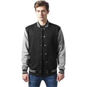 Urban Classics 2-tone College Sweatjacket blk/gry