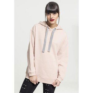 Urban Classics Ladies Oversize Hoody lightrose/grey