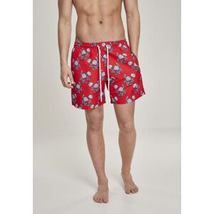 Urban Classics Pattern?Swim Shorts firered/rose