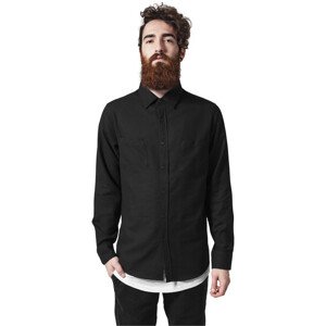 Urban Classics Checked Flanell Shirt blk/blk