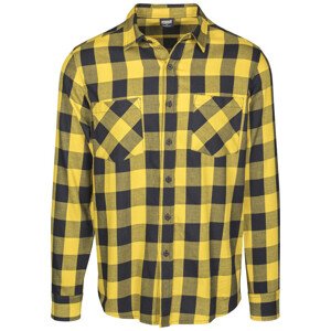 Urban Classics Checked Flanell Shirt blk/honey