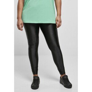 Urban Classics Ladies Highwaist Shiny Metallic Leggings black