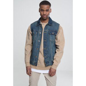 Urban Classics Denim Vest denimblue