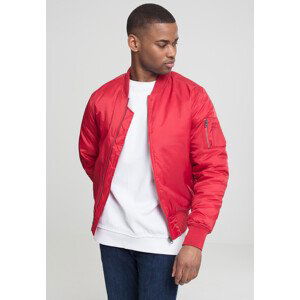 Urban Classics Basic Bomber Jacket fire red