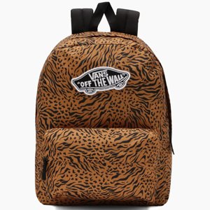 Batoh VANS WM REALM BACKPACK golden brown/black