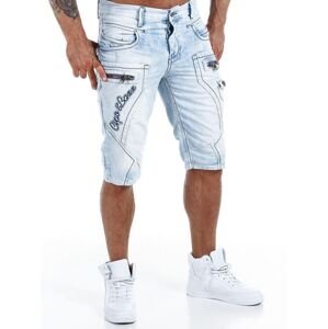 Pánské kraťasy CIPO & BAXX CK131 ICE BLUE Barva: Světle modrá, Konfekční velikost: W30
