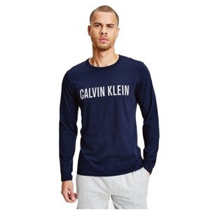 Pánské tričko Calvin Klein NM1958 L Tm. modrá