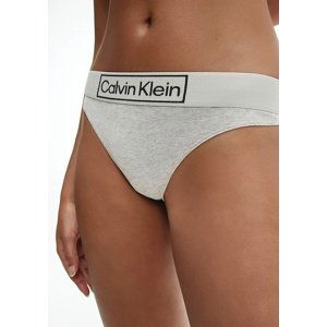 Dámská tanga Calvin Klein QF6774 S Šedá