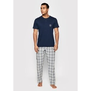Pánské pyžamo Henderson 39733-59X XL Tm. modrá