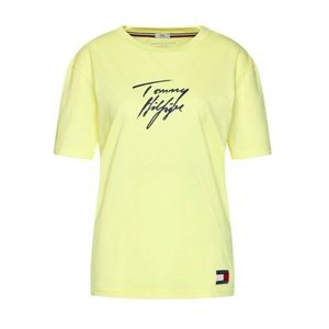 Dámské tričko Tommy Hilfiger UW0UW02262 M Žlutá