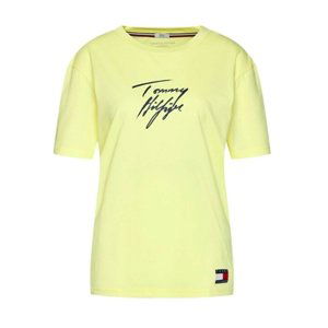 Dámské tričko Tommy Hilfiger UW0UW02262 XL Žlutá