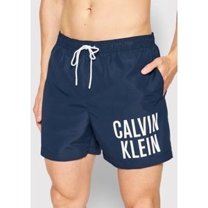 Pánské plavky Calvin Klein KM0KM00701 M Tm. modrá