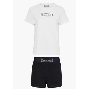 Dámské pyžamo Calvin Klein QS6804 L Bílá