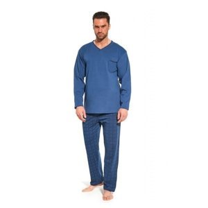 Pánské pyžamo Cornette 122/218 Jason 3XL Tm. modrá