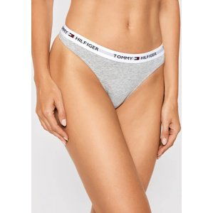 Dámská tanga Tommy Hilfiger UW0UW03835 M Šedá